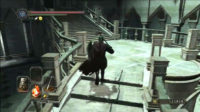 Porozmawiaj z duchem - Drangleic Castle - dziedziniec - Dark Souls II - poradnik do gry