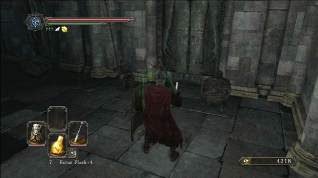 Zabijaj strażników przy drzwiach - Drangleic Castle - dziedziniec - Dark Souls II - poradnik do gry