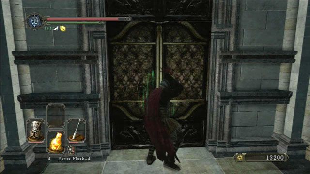 Otwórz drzwi - Drangleic Castle - wnętrza - Dark Souls II - poradnik do gry