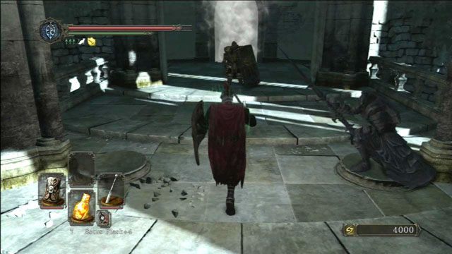 Zabij rycerza i przejdź przez mgłę - Drangleic Castle - wnętrza - Dark Souls II - poradnik do gry