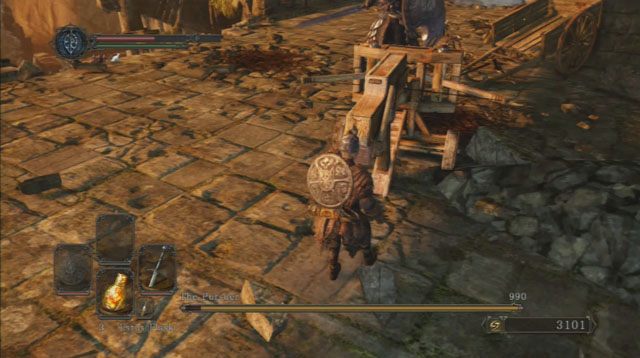 Użyj stacjonarnej kuszy - The Pursuer | Jak pokonać bossa | Dark Souls II - Dark Souls II - poradnik do gry