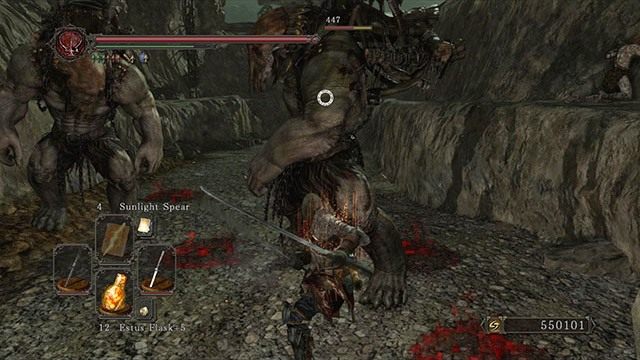 Trzeba się namachać przy tych olbrzymach - Walka opis mechaniki - Dark Souls II - poradnik do gry