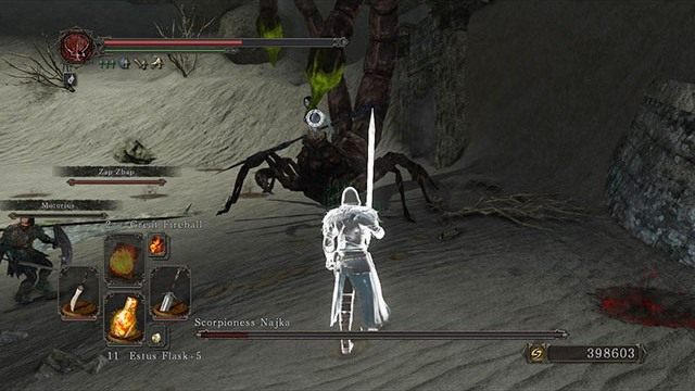 Najka zapędzona w kozi róg - Scorpioness Najka | Jak pokonać bossa | Dark Souls II - Dark Souls II - poradnik do gry