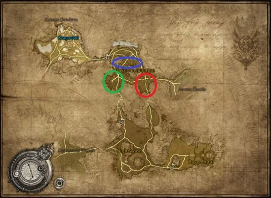 W tym miejscu masz do wyboru 3 rodzaje mobów, które możesz farmić - Poziomy 42-54 | Zdobywanie poziomów przez grind | TERA - TERA - poradnik szybkiego levelowania