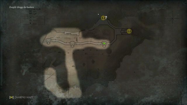 Trzeci, mniejszy bunkier na mapie - Sztab Trupiej Główki | Misje Główne w Wolfenstein The New Order - Wolfenstein: The New Order - poradnik do gry