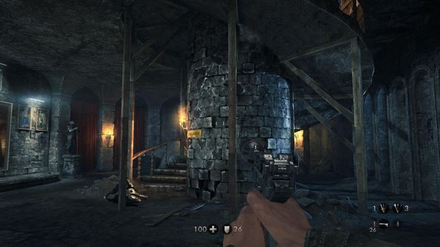 Schody na piętro - Sztab Trupiej Główki | Misje Główne w Wolfenstein The New Order - Wolfenstein: The New Order - poradnik do gry