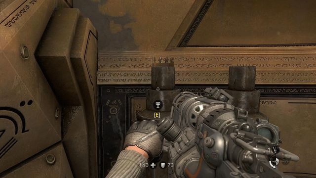 Jedna z trzech sekretów w tym pokoju - U-Boot | Sekrety w Wolfenstein The New Order - Wolfenstein: The New Order - poradnik do gry