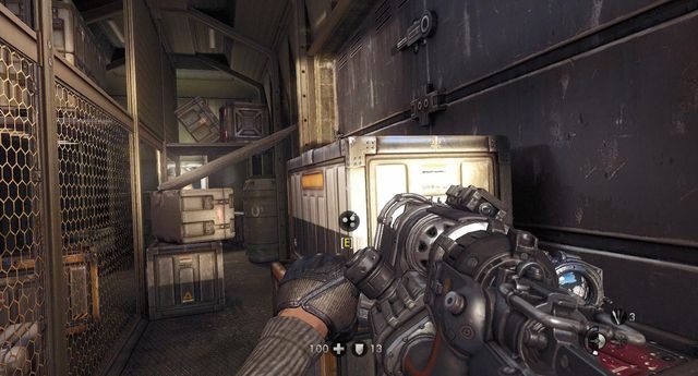 Tutaj skacz po skrzyniach - Most Gibraltarski | Sekrety w Wolfenstein The New Order - Wolfenstein: The New Order - poradnik do gry