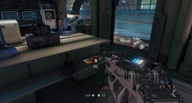 Na półce - Baza Księżycowa | Sekrety w Wolfenstein The New Order - Wolfenstein: The New Order - poradnik do gry