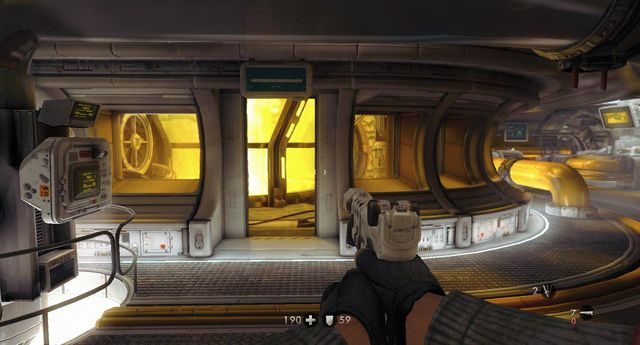 W tej sali - Baza Księżycowa | Sekrety w Wolfenstein The New Order - Wolfenstein: The New Order - poradnik do gry