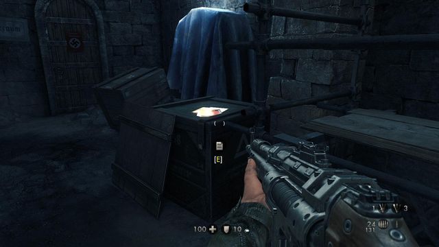 Na beczce pod kładkami - Sztab Trupiej Główki | Sekrety w Wolfenstein The New Order - Wolfenstein: The New Order - poradnik do gry