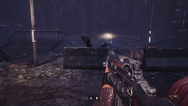 Skocz do kanałów za tymi murkami - Nowy świat | Misje Główne w Wolfenstein The New Order - Wolfenstein: The New Order - poradnik do gry