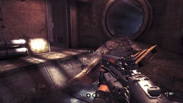 W kanałach, w tym miejscu - Nowy świat | Sekrety w Wolfenstein The New Order - Wolfenstein: The New Order - poradnik do gry