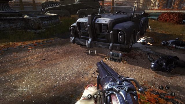 Pod tym samochodem - Szpital | Sekrety w Wolfenstein The New Order - Wolfenstein: The New Order - poradnik do gry