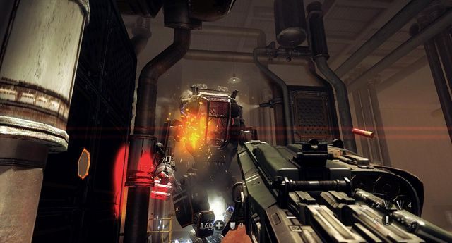 Walka w pomieszczeniach, tutaj musisz być mobilny - Powrót do Sztabu Trupiej Główki | Misje Główne w Wolfenstein The New Order - Wolfenstein: The New Order - poradnik do gry