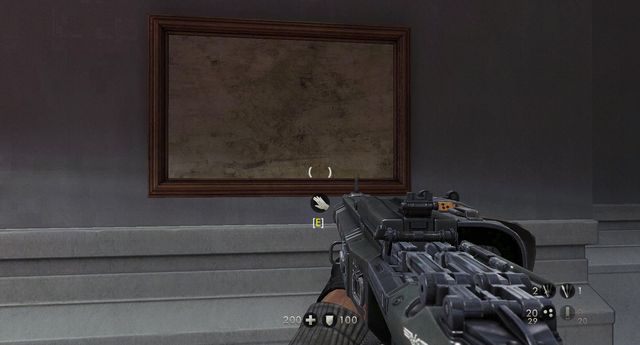 Użyj tego obrazu by znaleźć tajny pokój - Powrót do London Nautiki | Sekrety w Wolfenstein The New Order - Wolfenstein: The New Order - poradnik do gry