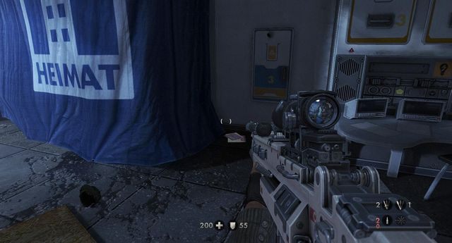 Koło płachty - Powrót do London Nautiki | Sekrety w Wolfenstein The New Order - Wolfenstein: The New Order - poradnik do gry