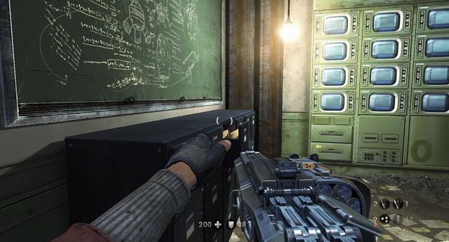 W szafce - Powrót do London Nautiki | Sekrety w Wolfenstein The New Order - Wolfenstein: The New Order - poradnik do gry