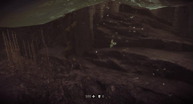 W wodzie, niedaleko wejścia do sztabu - Powrót do Sztabu Trupiej Główki | Sekrety w Wolfenstein The New Order - Wolfenstein: The New Order - poradnik do gry