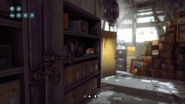 W archiwum, na półce przy drzwiach - Misja poboczna - Zagubione Zabawki Maxa | Sekrety w Wolfenstein The New Order - Wolfenstein: The New Order - poradnik do gry