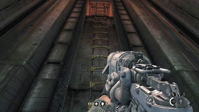 Drabina do pokoju kontroli - London Nautica | Misje Główne w Wolfenstein The New Order - Wolfenstein: The New Order - poradnik do gry