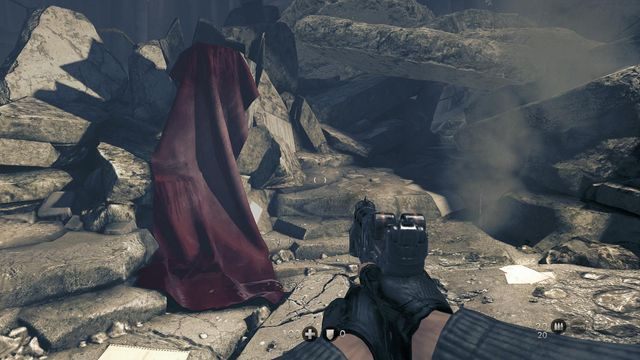 Koło czerwonej płachty, na ziemi - London Nautica | Sekrety w Wolfenstein The New Order - Wolfenstein: The New Order - poradnik do gry