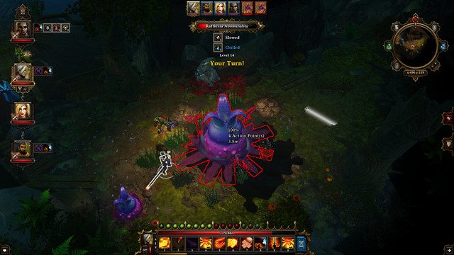 Zabójcza roślina i widniejące za nią miejsce kopania - Luculla Forest Sekrety i ukryte skarby - Divinity: Grzech Pierworodny - poradnik do gry