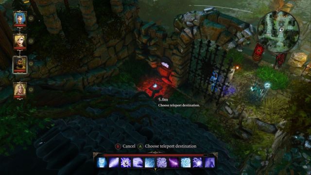 Można posłużyć się małym oszustwem, by ułatwić sobie aktywację przycisku powietrza. - Zagadka - otwarcie bramy do Source Temple Dark Forest - misje poboczne - Divinity: Grzech Pierworodny - poradnik do gry