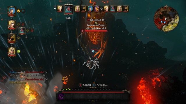 Charred-Bone Idol wywoła efekt strachu na wszystkich, którzy się do niego zbliżą - przywołańce są na to odporne. - The Twins-By-Fire-Joined jak pokonać - Divinity: Grzech Pierworodny - poradnik do gry