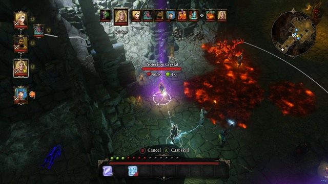 W trybie Taktyka trzeba niszczyć specjalne kryształy, by boss mógł zostać zraniony. - Braccus Rex jak pokonać - Divinity: Grzech Pierworodny - poradnik do gry