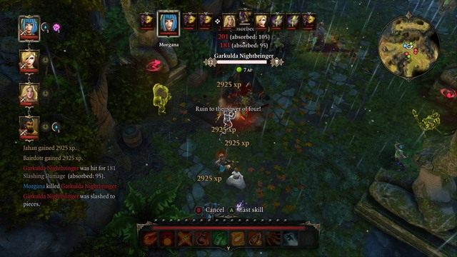 Jeden dobry atak wojownika potrafi zabrać cały pasek zdrowia bossa. - Garkula Nightbringer jak pokonać - Divinity: Grzech Pierworodny - poradnik do gry