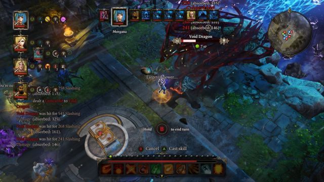 Dobry atak, gdy zaskoczy, potrafi zabrać bossowi 1/3 paska zdrowia. - Void Dragon jak pokonać - Divinity: Grzech Pierworodny - poradnik do gry