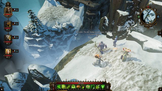 Zając zaprowadzi cię na miejsce wskazane na mapie jako opcjonalne przejście - Hiberheim Las Luculla, Hiberheim - mapy lokacji - Divinity: Grzech Pierworodny - poradnik do gry