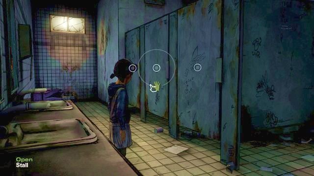 Ponownie sprawdzamy toalety - Rozdział 1 - Old Friends | Epizod 1 - All That Remains - The Walking Dead - Season Two - poradnik do gry