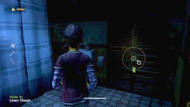 Chowamy się w szafie - Rozdział 8 - Getting Supplies | Epizod 1 - All That Remains - The Walking Dead - Season Two - poradnik do gry