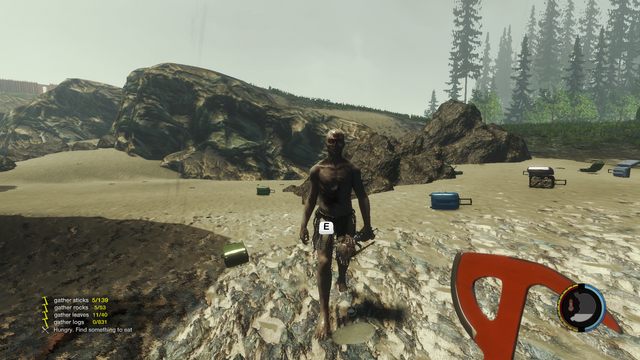 Jeden z przedstawicieli kanibali. - The Forest: Kanibale, przeciwnicy - The Forest - poradnik do gry