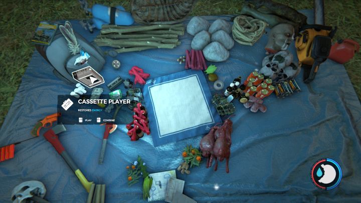 Odtwarzacz kaset pozwala słuchać muzyki i regenerować zdrowie. - The Forest: Przedmioty użytkowe - The Forest - poradnik do gry