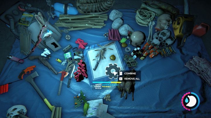 Ekran ekwipunku służy jako ekran wytwarzania i ulepszania przedmiotów. - The Forest: Wytwarzanie przedmiotów | Surowce i wyposażenie - The Forest - poradnik do gry