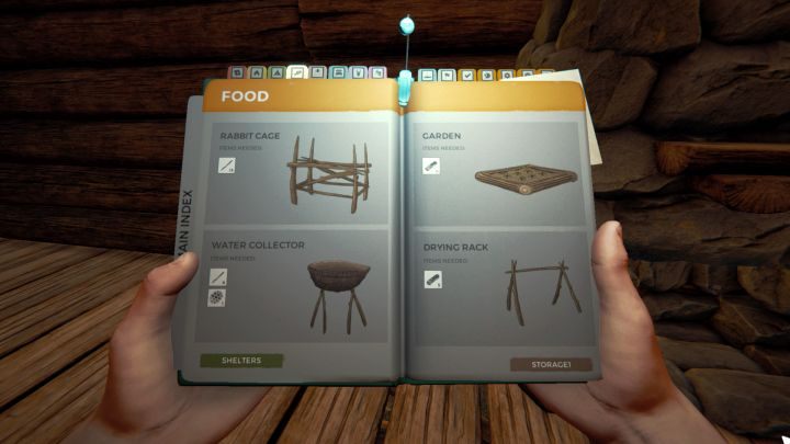 Budynki z zakładki Food pozwalają produkować jedzenie i pozyskiwać wodę. - The Forest: Jedzenie, budynki do gromadzenia żywności - The Forest - poradnik do gry