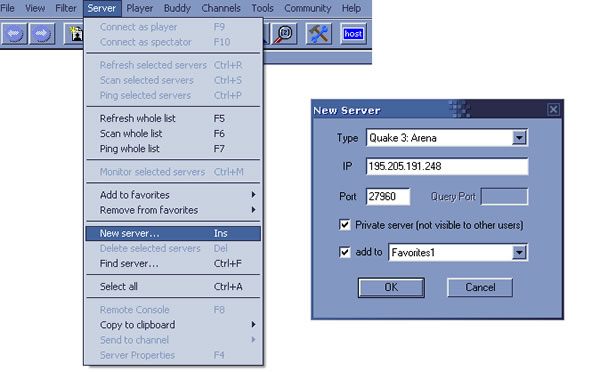 5 - Krok 6b: Łączenie z serwerem GRY-OnLine przy pomocy All Seeing Eye - metoda alternatywna. - Urban Terror - poradnik do gry