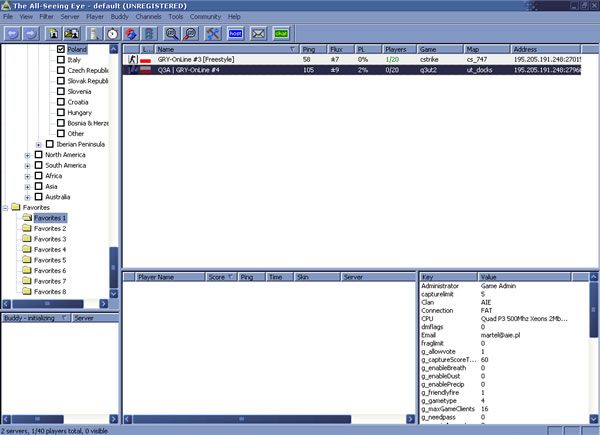 1 - Krok 6b: Łączenie z serwerem GRY-OnLine przy pomocy All Seeing Eye - metoda alternatywna. - Urban Terror - poradnik do gry