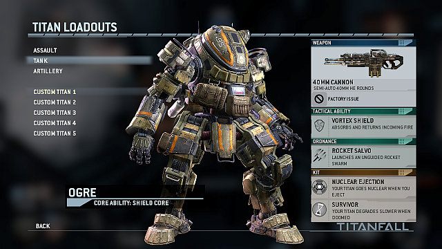 Nazwa: Tank - Klasy Tytana | Klasy w Titanfall - Titanfall - poradnik do gry