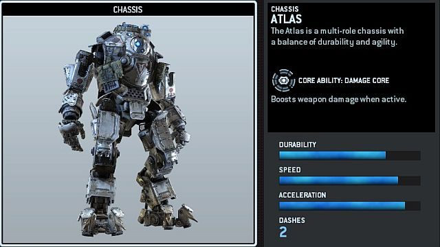 Atlas jest to średniak jeśli chodzi o Tytanów - nie wyróżnia się on ani atakiem, ani szybkością - Tworzenie własnej klasy - Tytan | Klasy w Titanfall - Titanfall - poradnik do gry