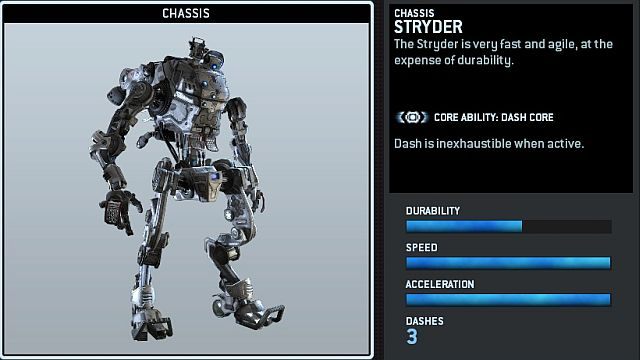 Stryder jest to najszybszy z dostępnych Tytanów - Tworzenie własnej klasy - Tytan | Klasy w Titanfall - Titanfall - poradnik do gry
