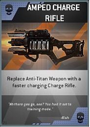 Nazwa: Amped Charge Rifle - Karty (Burn Cards) | Podstawy Titanfall - Titanfall - poradnik do gry