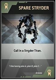 Nazwa: Spare Stryder - Karty (Burn Cards) | Podstawy Titanfall - Titanfall - poradnik do gry