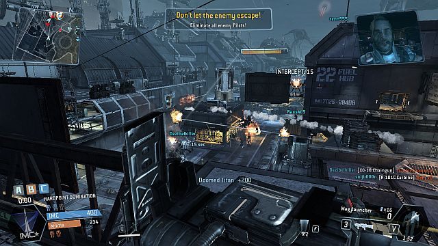 Zajęcie dobrej pozycji pozwala na prowadzenie skutecznego ostrzału. - Airbase | Mapy w Titanfall - Titanfall - poradnik do gry