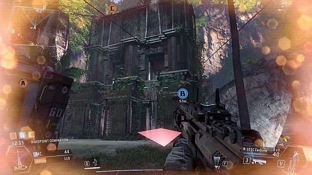 Budynek z punktem przejęcia, znajdującym się wewnątrz, w dużej sali - Lagoon | Mapy w Titanfall - Titanfall - poradnik do gry