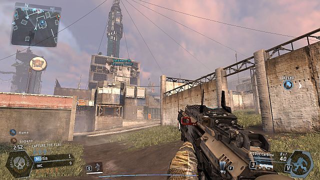 Na południu mapy znajduje się miejsce, gdzie w trybie CTF leży flaga - Nexus | Mapy w Titanfall - Titanfall - poradnik do gry