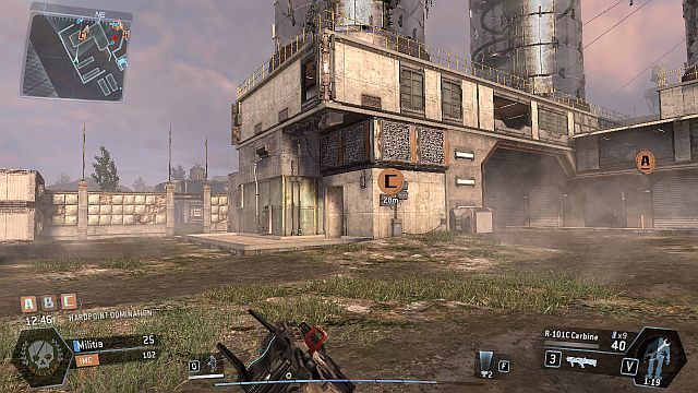 Ostatnie warte wzmianki miejsce to punkt przejęcia C - Nexus | Mapy w Titanfall - Titanfall - poradnik do gry